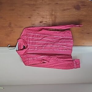 Ted Baker• pink and metallic striped Button Down Career Shirt